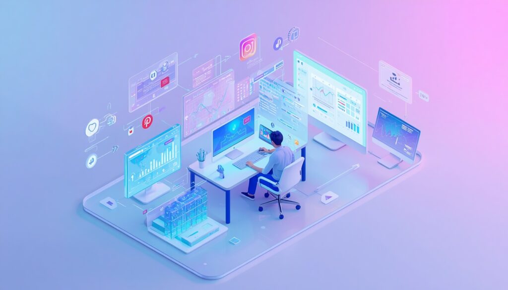Best AI Tools for Social Media Content Creation_AI workflow for creating social media content using multiple AI tools
