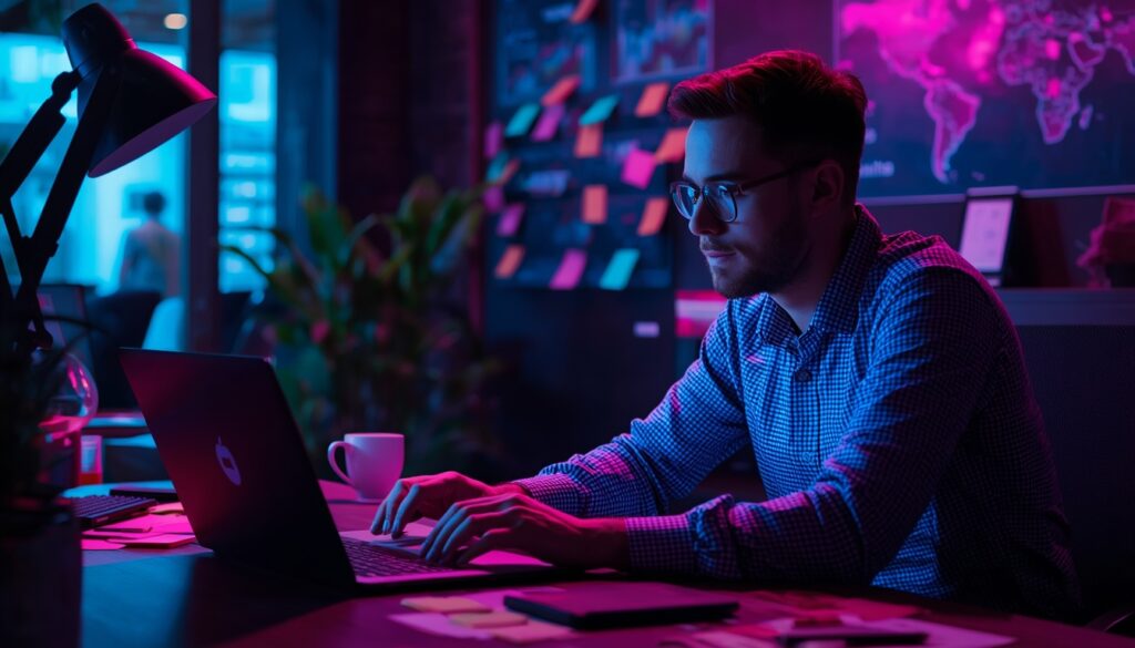 Best AI Tools for YouTube Creators in 2026_YouTube creator using AI software to plan, script, and edit videos efficiently.
