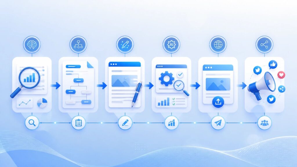 how-ai-can-help-you-start-a-blog-2026_AI powered blogging workflow from idea to publication