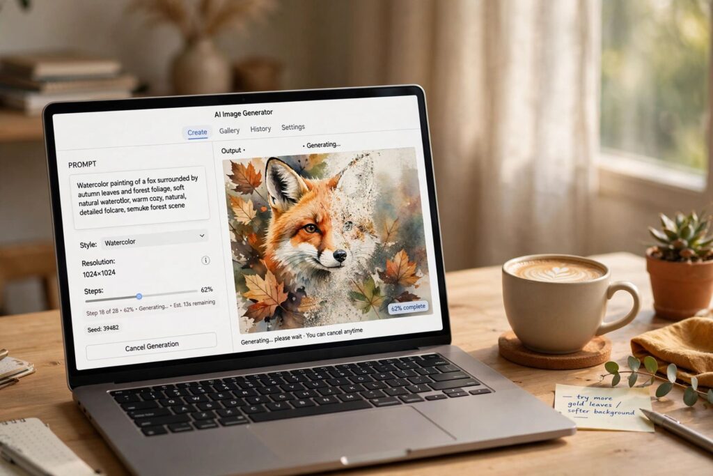 Best ai image generators compared_free-ai-image-generator-interface-example